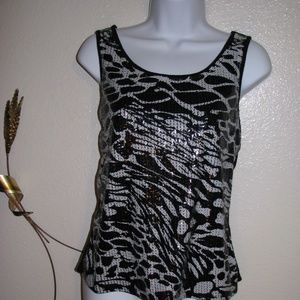 Sequin Front Tank Top